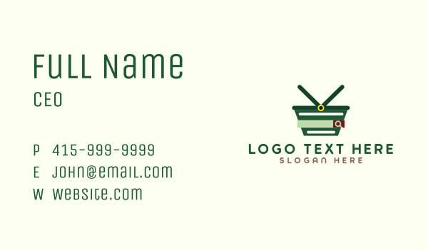 Online Shopping Search Business Card Design Image Preview