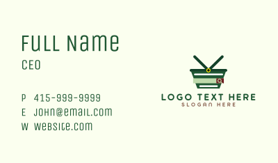 Online Shopping Search Business Card Image Preview