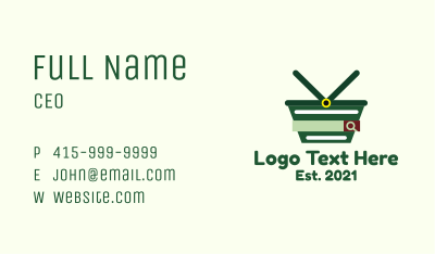 Online Shopping Search Business Card