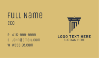 Legal Column Construction Business Card Image Preview