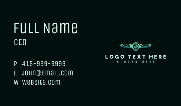 Security Surveillance Drone Business Card Design Image Preview