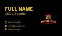 Samurai Ninja Warrior Gaming Business Card Image Preview