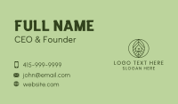 Environmental Leaf House Business Card Design