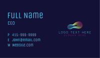 Cyberspace Tech Wave Business Card Image Preview