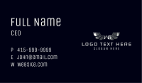 Luxury Silver Wings Business Card Image Preview