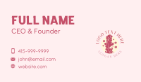 Sexy Nature Lady Business Card Design