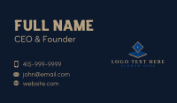 Tile Geometric Flooring Business Card Design