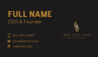 Luxury Business Letter S Business Card Design