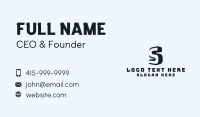 Creative Agency Firm Letter S Business Card Image Preview