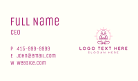 Yoga Spa Wellness Business Card Image Preview