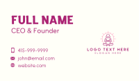 Yoga Spa Wellness Business Card Image Preview
