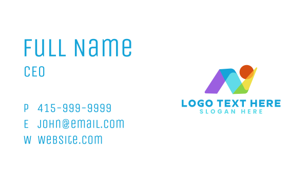 Creative Media Startup Business Card Design Image Preview