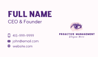 Watercolor Eyelash Makeup Business Card Image Preview