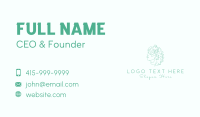 Botanical Woman Face Business Card Image Preview