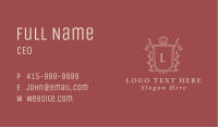 Royal Coat of Arms Letter Business Card Image Preview
