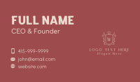 Royal Coat of Arms Letter Business Card Preview