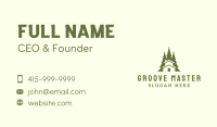 Forest Tree Cabin  Business Card Image Preview