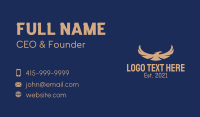 Bronze Patriotic Eagle  Business Card Design