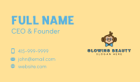 Cute Monkey Bowtie Business Card Design