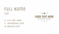 Pastel Military Wordmark Business Card Image Preview