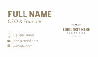 Pastel Military Wordmark Business Card Image Preview