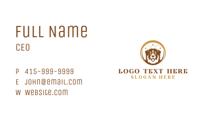 Dog Grooming Welfare Business Card Image Preview