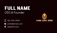 Flame Chili Skull Devil Business Card Image Preview