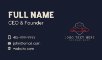 Minimalist Pickup Car Shield Business Card Image Preview