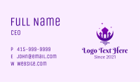 Purple Islam Mosque  Business Card Image Preview
