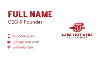 Auto Turbocharger Engine Business Card Preview