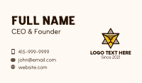 Triangle Star Lion Business Card Preview