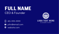 White Government Pillar Business Card Image Preview