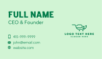 Organic Shopping Cart  Business Card Image Preview