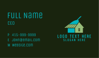 Broom House Cleaning Business Card Image Preview