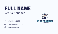Airplane Aircraft Pilot Mascot Business Card Preview