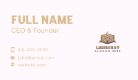 Caramel Sweet Cake Business Card Image Preview