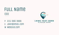 Travel Trip Navigator Business Card Image Preview