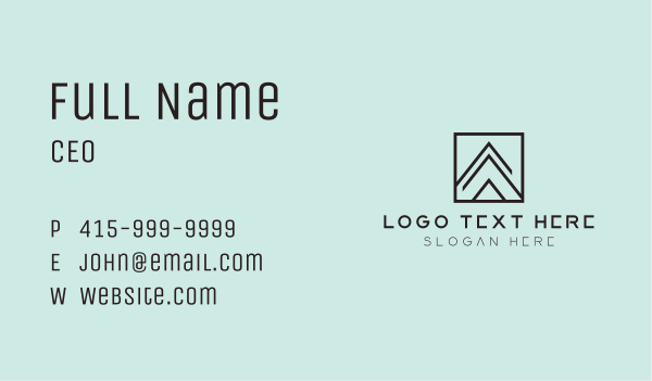 Professional Agency Letter A Business Card Design Image Preview