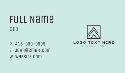 Professional Agency Letter A Business Card Image Preview