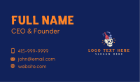 Cool Liquor Skull Business Card Image Preview