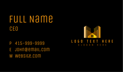 Urban Home Building Business Card Image Preview