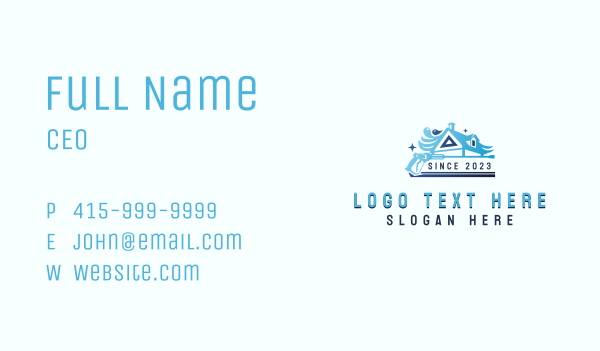 Power Washing Cleaning Business Card Design Image Preview
