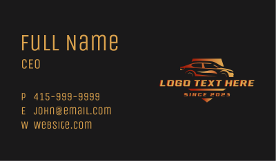 Car Garage Auto Business Card Image Preview
