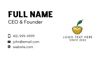 Organic Honey Lemon  Business Card Image Preview