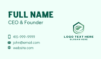 Nature Leaf Home Business Card Image Preview