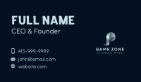 Creative Metallic Startup Business Card Image Preview