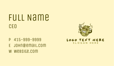 Marijuana Cannabis Bud Business Card Image Preview