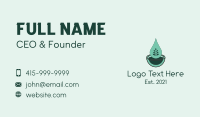 Natural Oil Droplet, Business Card Design