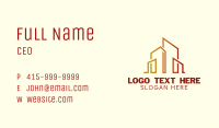Geometric Real Estate Company Business Card Image Preview