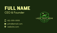 Mower Grass Landscaping Business Card Preview